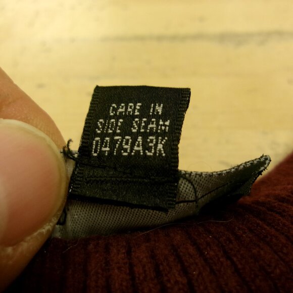 AGB Womens Ladies Maroon Burgundy Long Sleeve Pullover Tunic Sweater w/ Pockets - Picture 10 of 16